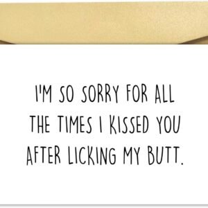 Funny Fathers Day Card from Cat and Dog, Mother's Day Gift from Friend, Birhday Card from Cat or Dog, Anniversary Card for Him Her